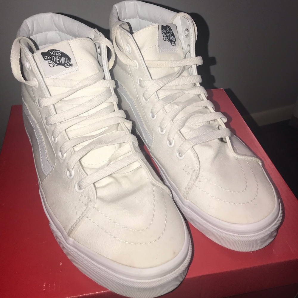 VANS Canvas Sk8-Hi Shoes Size 10